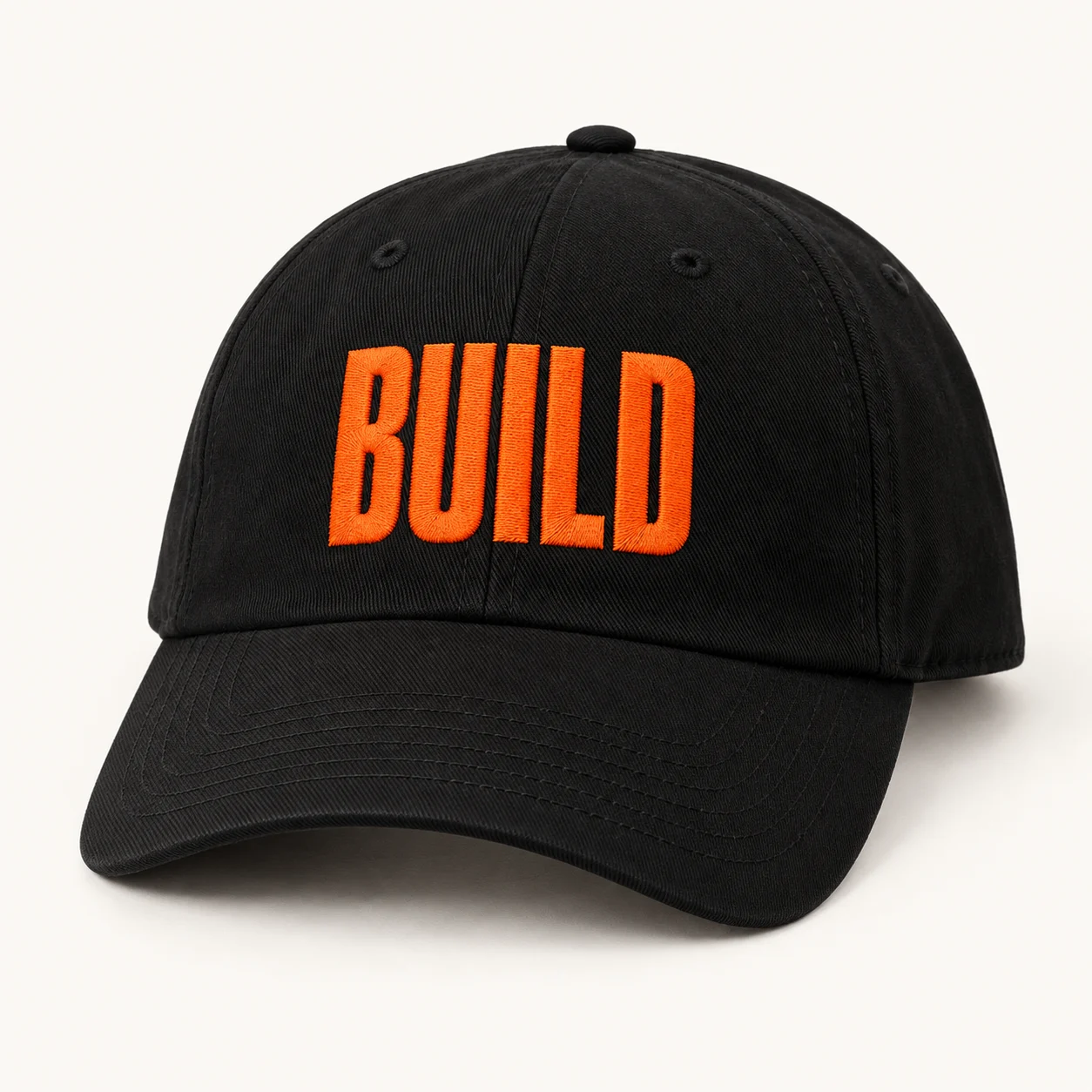 Build cap product photograph